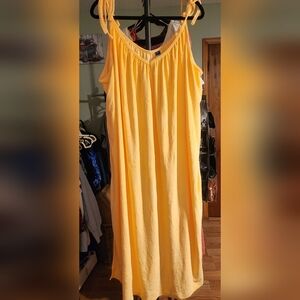 Old Navy Plus Size Maxi Sun Dress in Orange Sherbet